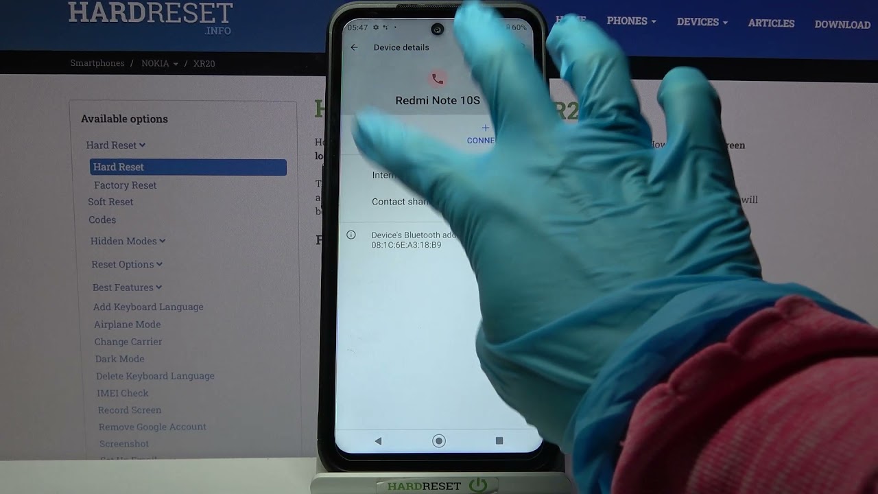 How to Connect Nokia XR20 via Bluetooth - Access Connection Settings
