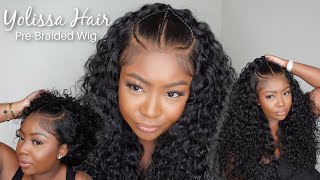 WOW!!! *NEW* PRE EVERYTHING WATER WAVE FRONTAL WIG | EASY INSTALL FOR BEGINNERS | YOLISSA HAIR