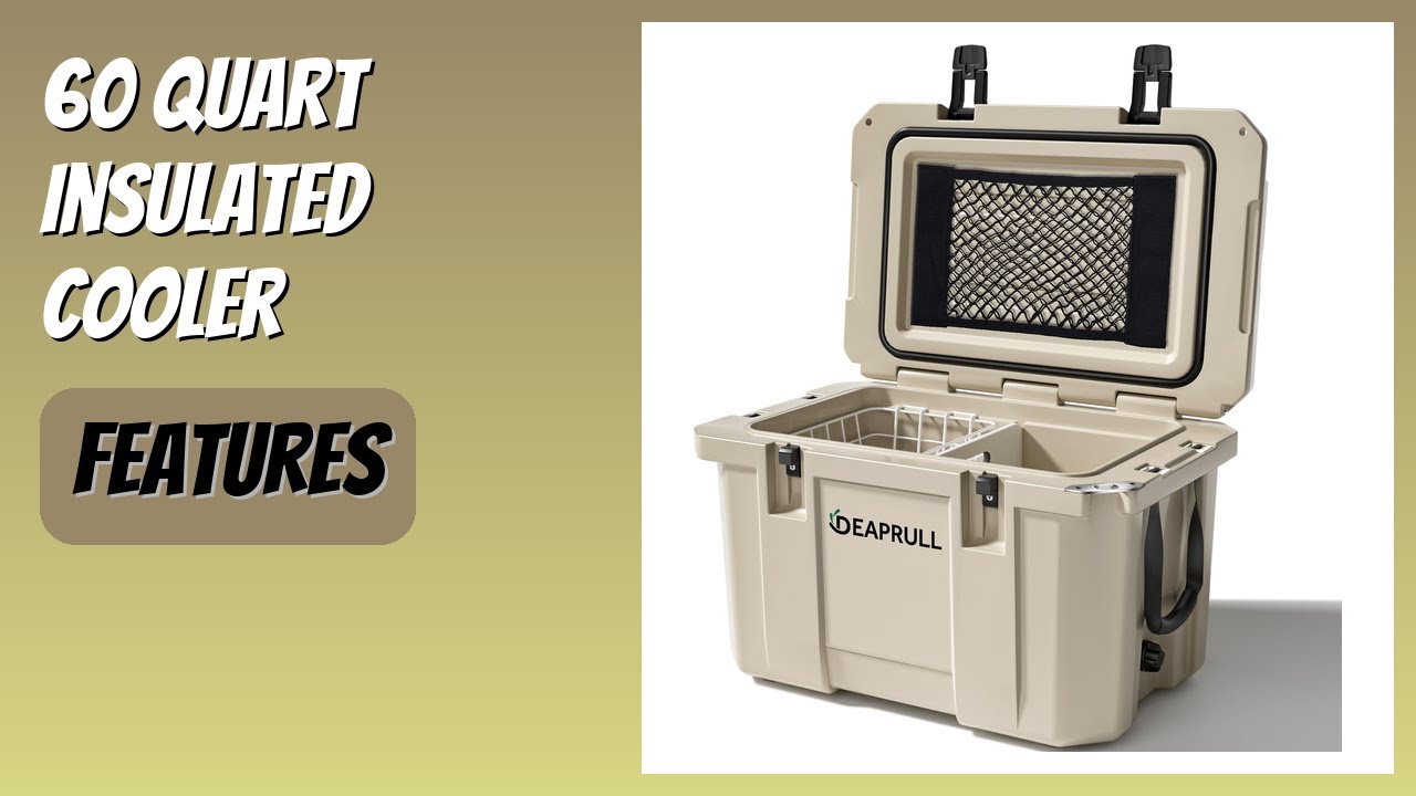 REVIEW (2025): 60 Quart Insulated Cooler. Features