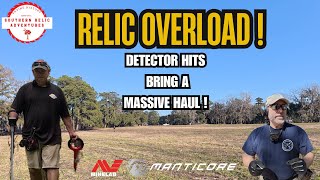 Relic Overload ! Metal Detector Hits Brings A Massive Haul of Relics !