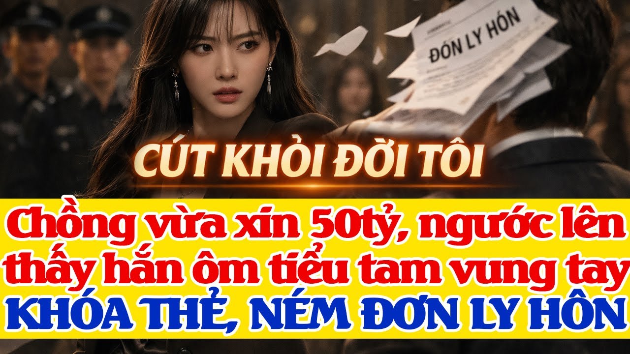 Chồng vừa xin 50tỷ, ngước lên thấy hắn ôm tiểu tam mua sắm. Tôi KHÓA THẺ, NÉM ĐƠN LY HÔN - C.ÚT NGAY