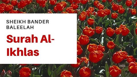 Surah Al- Ikhlas With Urdu & English Translation| سورة الاخلاص