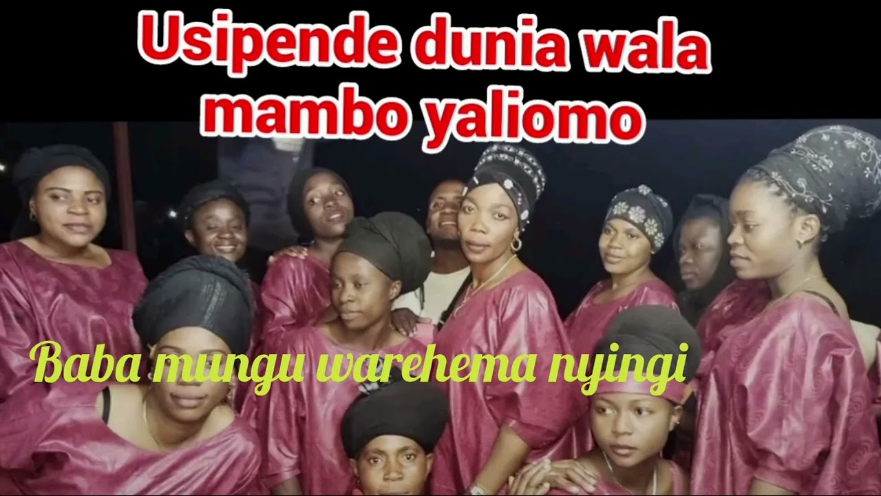 Agape choir from golgotha church_usipende dunia wala mambo yote yaliyomo.