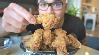 Golden Crispy Fried Chicken Wings - Simple & Easy Recipe