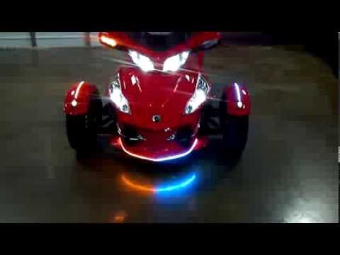 CAN-AM SPYDER RTS CUSTOM DYNAMICS LED TURN SIGNALS GPS AND ... spyder light wiring diagram 