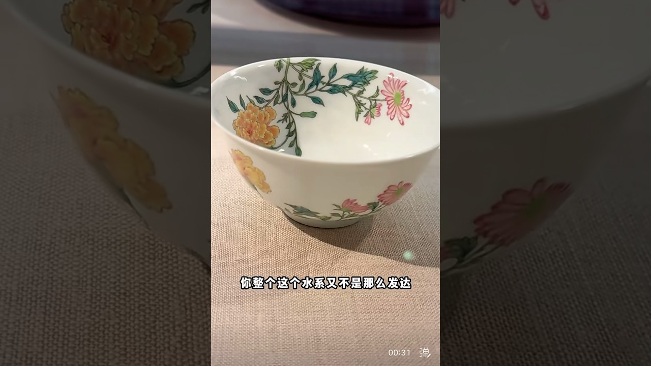 如何分清：珐琅彩、广珐琅彩、洋彩、粉彩。#收藏#景德镇陶瓷#拍卖#陶瓷