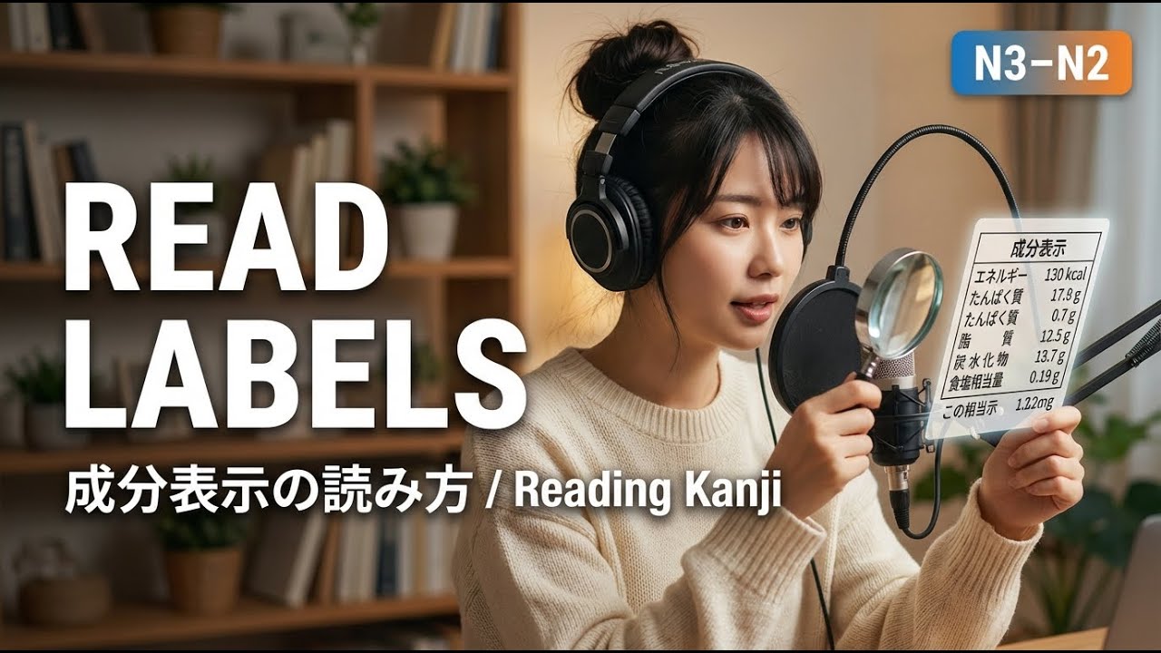 How to Read Japanese Nutrition Labels: Conbini Guide (N3)