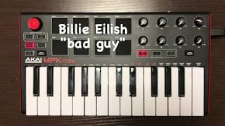 Billie Eilish - bad guy(midi keyboard)