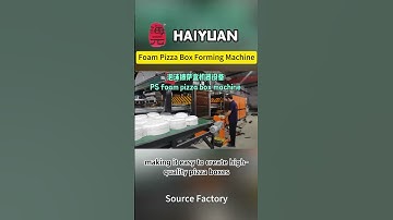 PS foam pizza box food plate making machine