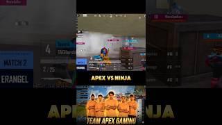 Team Apex Gaming VS Meta Ninja 🔥 4v4 Fight 😱 #shorts #bgmi #teamapexgaming #bgmitournament #pubg