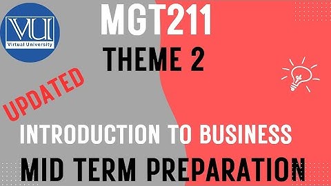 MGT211 theme 2 | Updated short lectures 2025 | MGT211 Important topics | Highlighted Handouts 