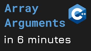 #45 Arrays as arguments to functions in C++ programming (Hindi)