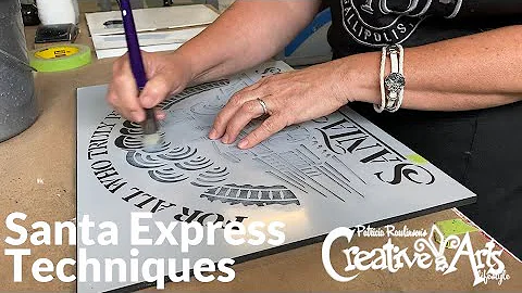 Santa Express Stencil Techniques: How to Prevent Paint from Bleeding