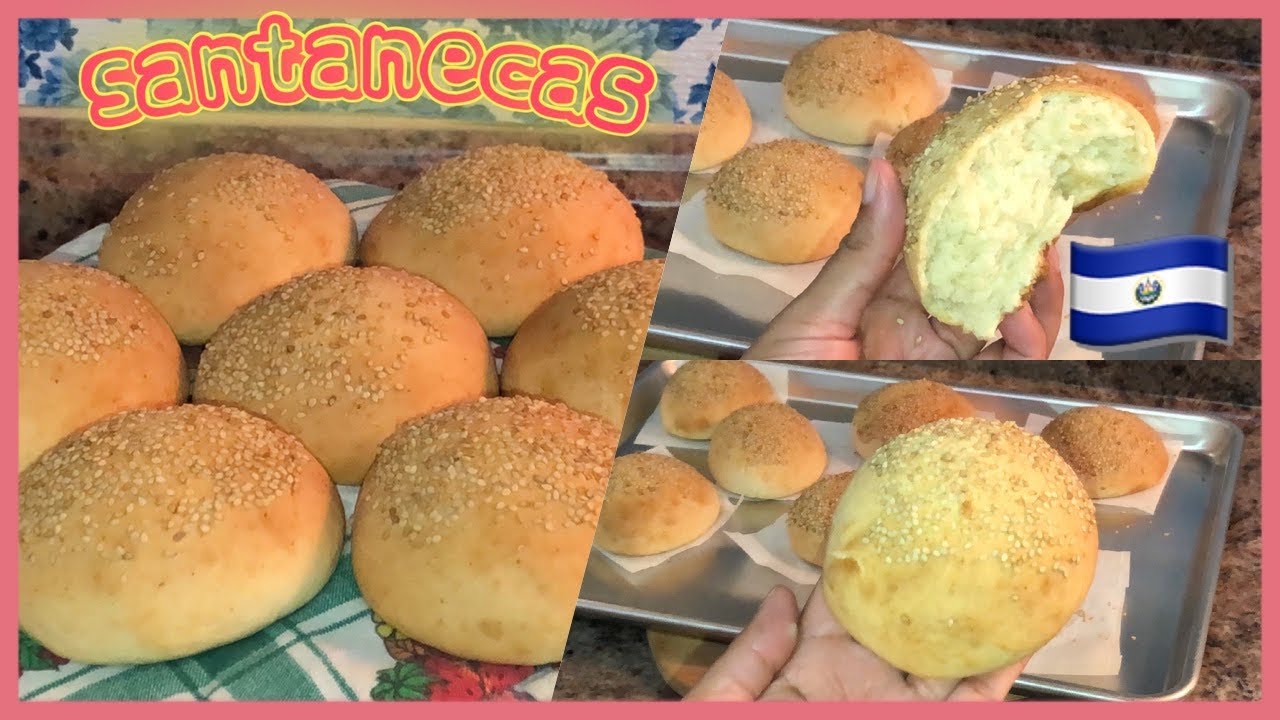 COMO HACER SANTANECAS EL PAN DULCE SALVADOREÑO FÁCIL, DELICIOSO Y