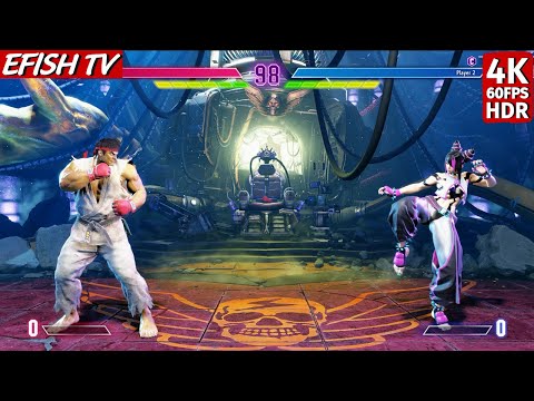 Ryu vs Juri (Hardest AI) - Street Fighter 6