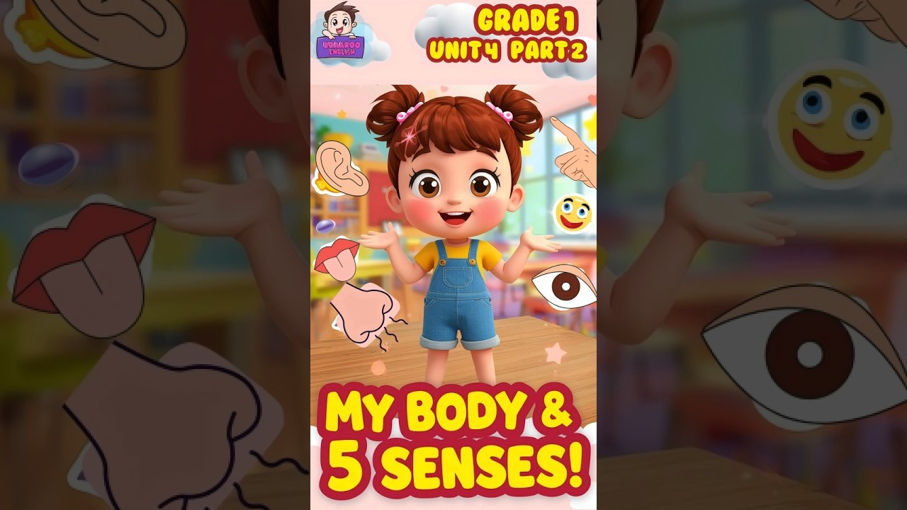 "Can You Guess the Sense? 👀👂👅 Let’s Learn the Five Senses with RoaaRo