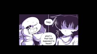Wait...does he know... (Undertale Comic Dub)