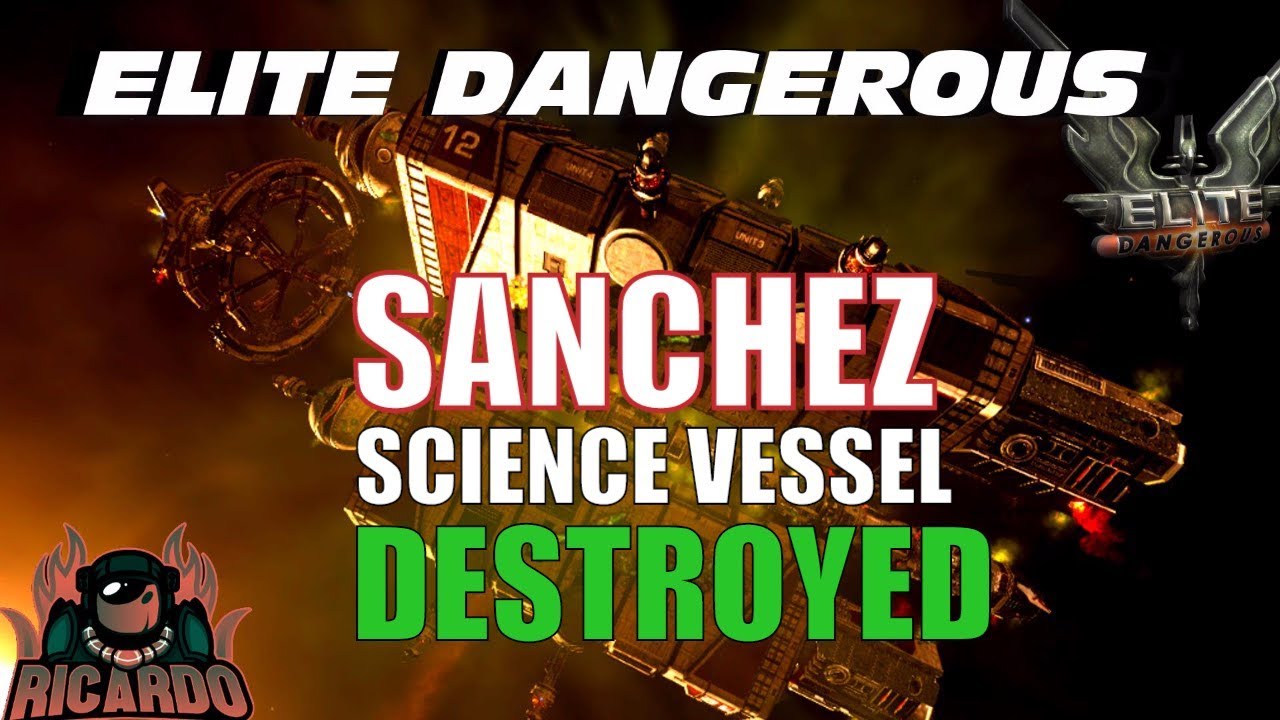 Elite: Dangerous Sanchez Class Science Vessel Thargoids Attack