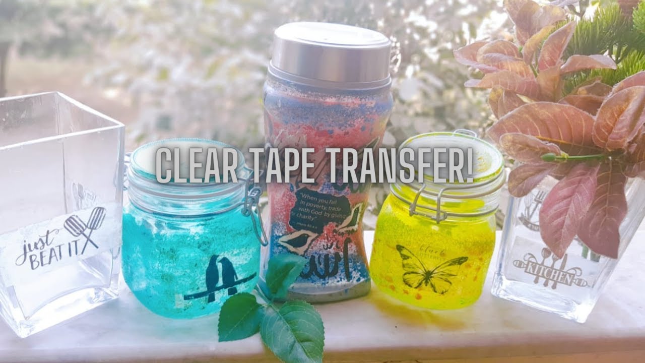 Easy Clear Tape Transfer Tutorial! YouTube