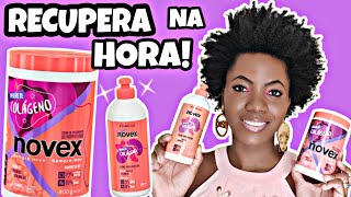 CABELO DANIFICADO,QUEBRADIÇO, POROSO E SEM BRILHO?USE NOVEX INFUSÃO DE COLÁGENO