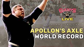 Strongman Big Z DESTROYS World Record Apollon's Axle | Giants Live Turkey 2010