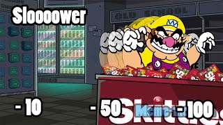 SKITTLES MEME WARIO SLOWER-Meme Mentom