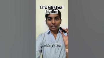 This channel is ultimate solution for every doubt of excel, check comments #excel #excelfunctions