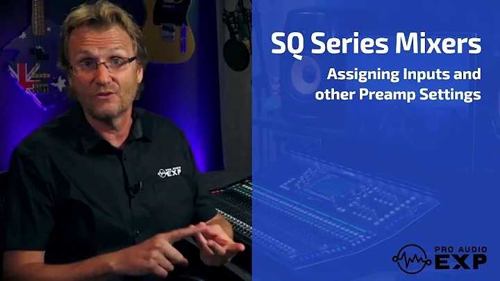 Assigning Inputs and other Preamp Settings in Allen & Heath SQ-5, SQ-6 and SQ-7 Mixers