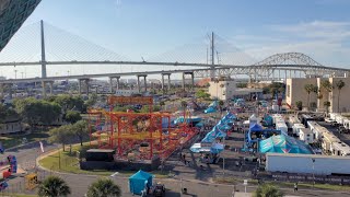 Buc Days Carnival 2025 Walkthrough Vlog Tour Off Ride Petting Zoo Corpus Christi Texas
