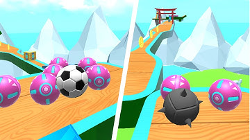 Sky Rolling Ball 3D - All Levels Gameplay Android, iOS #99 ( Level 50 - 59 )