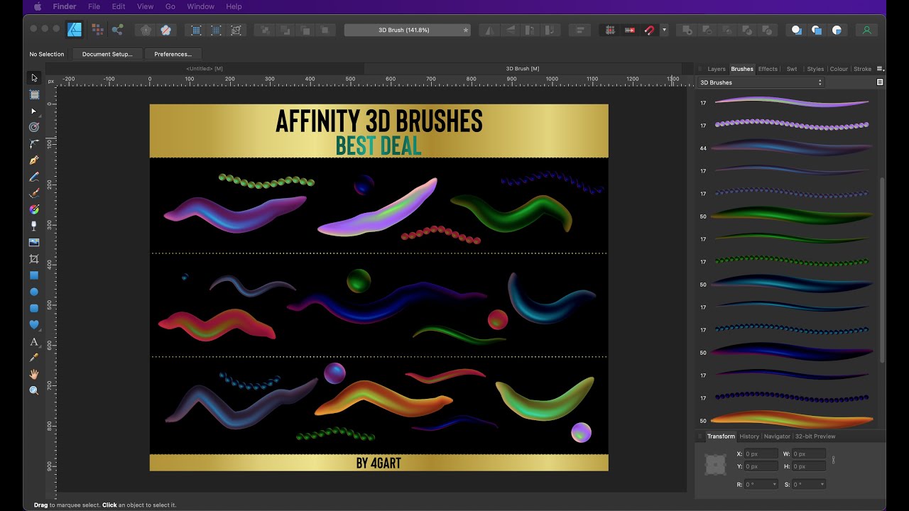 How to Import Brushes in Affinity Designer 2 YouTube