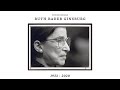 Remembering The Honorable Ruth Bader Ginsburg  | Joe Biden For President 2020