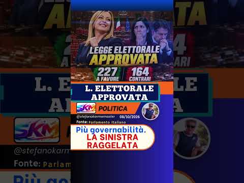 Video Approvata la riforma della legge elettorale