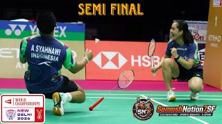 🔴Live. Semi FINAL - AMRI/NITA (INA) vs (CHN) FENG/HUANG - BWF World Champions 2026 - Live Reactions🏸