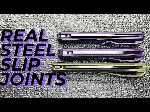Real Steel Makes Slip Joint Knives With Composite G10! Crazy!