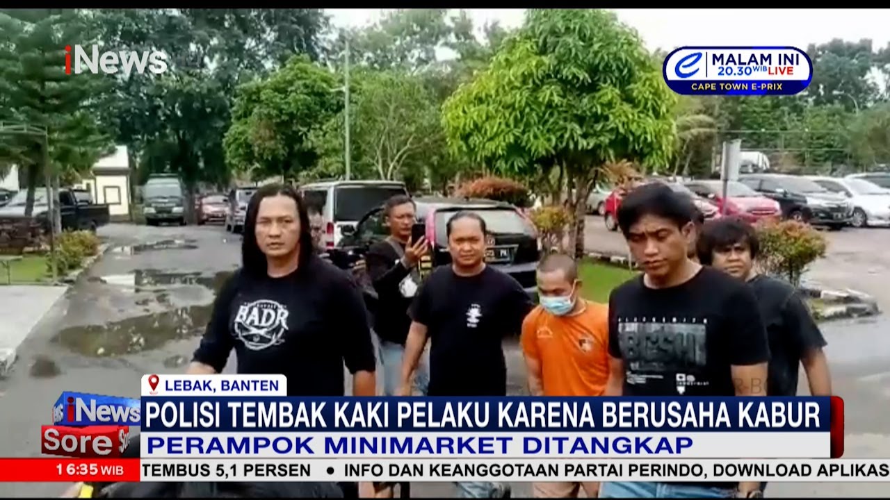Pelaku Perampokan Minimarket di Banten Berhasil Ditangkap Polisi #iNewsSore 25/02