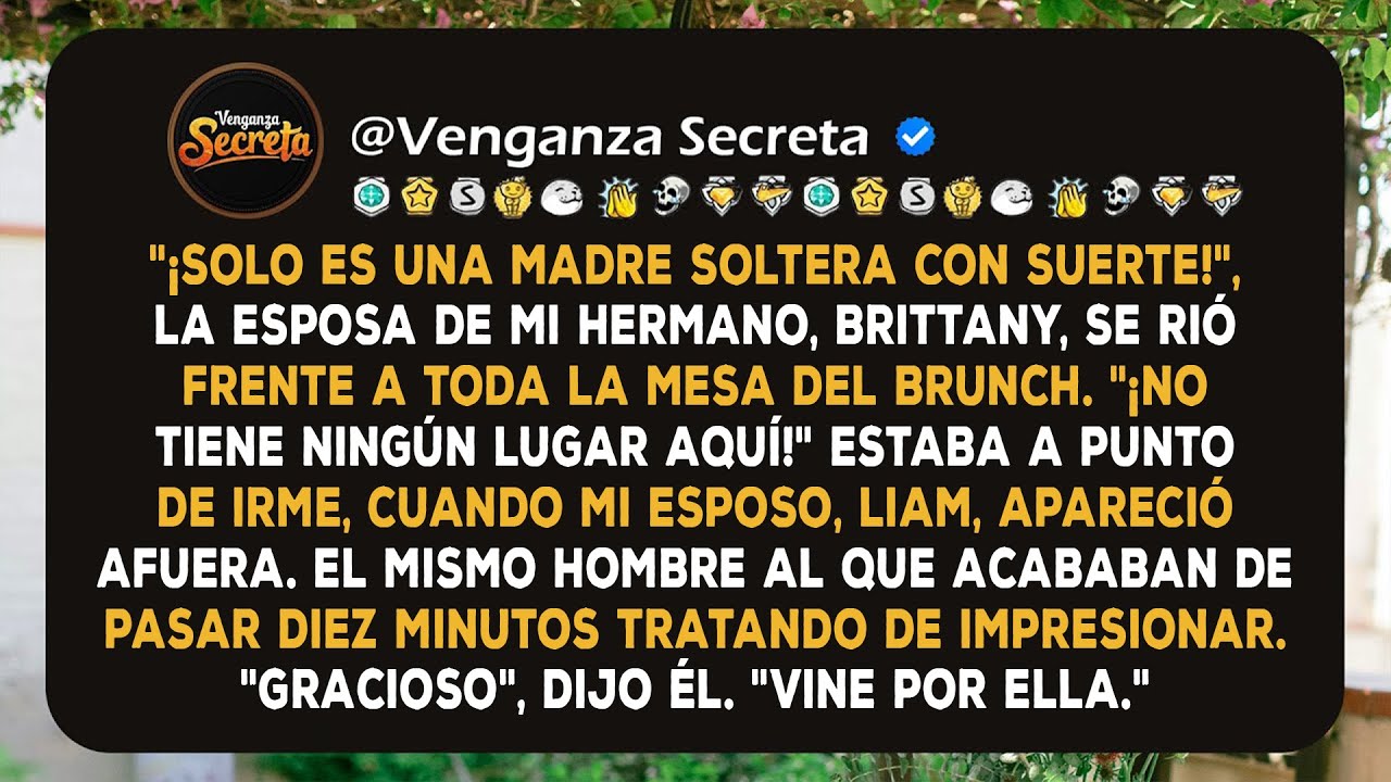 Mi familia no me dejó sentarme en el brunch familiar, pero cuando llegó mi esposo, ellos...