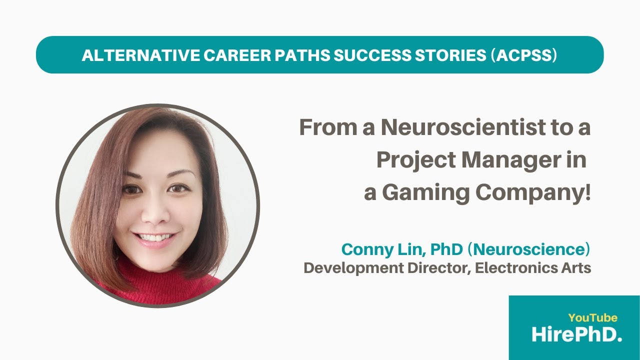 ACPSS Monthly Series: From a Neuroscientist to a Project Manager in a ...