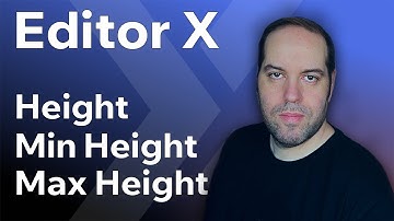 Understanding Heights in Editor X