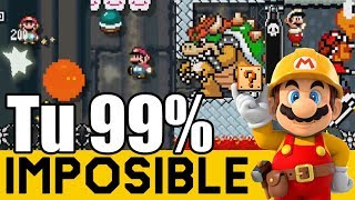 Thumbnail image for UN VERDADERO NIVEL DE DRAGON BALL Z 👊 - 99% IMPOSIBLES de Suscriptores #24 | Mario Maker