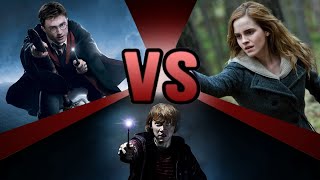 hermione ron harry potter weasley granger battle
