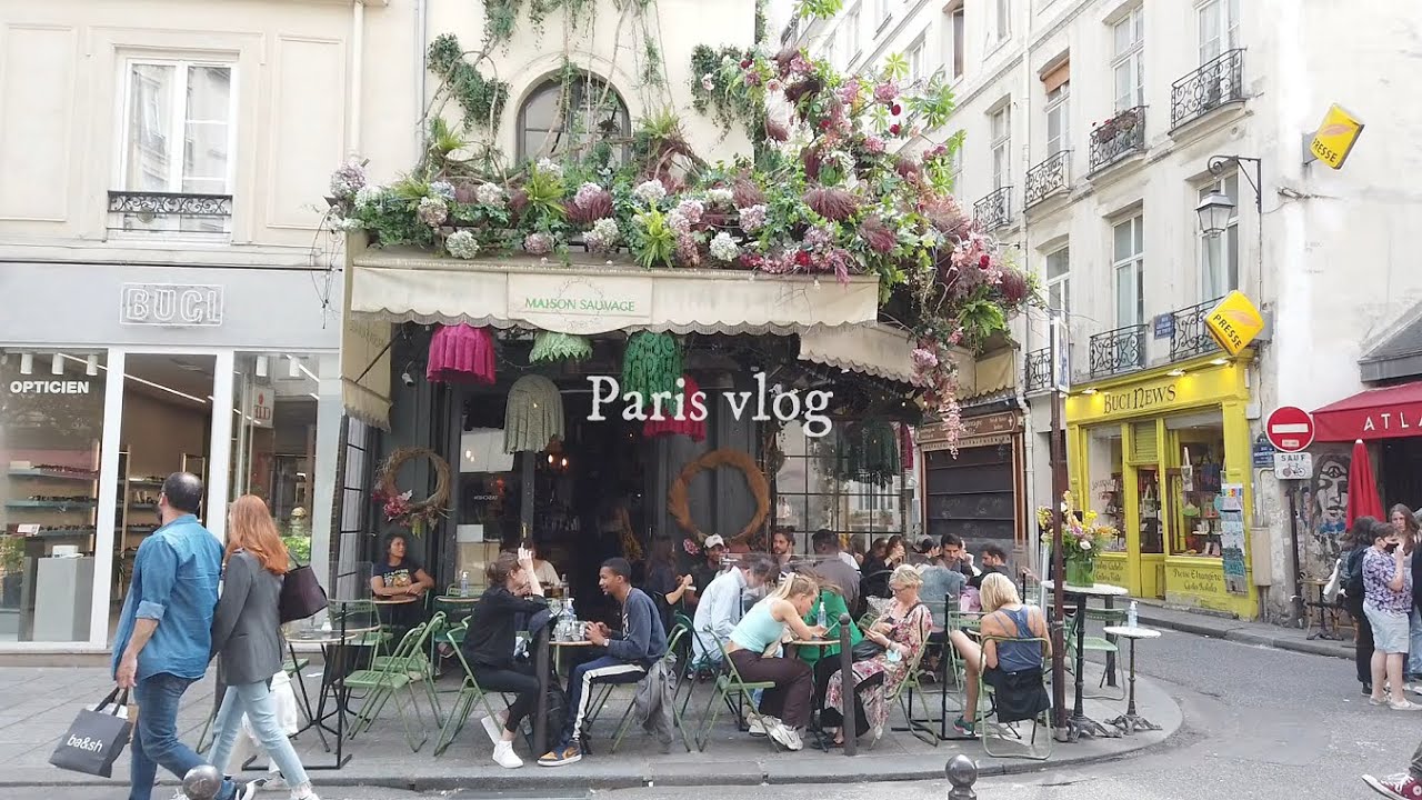 Paris vlog | Красивый ресторан в стиле модерн | Цветочные и церковные цвета | Что я нашел в Париже