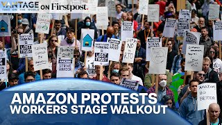 Amazon Workers Stage Walkout, Protests Rock Seattle Office | Vantage on Firstpost