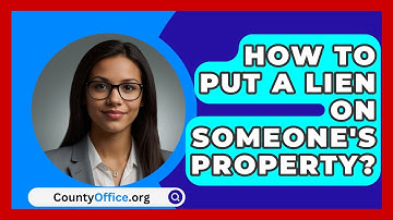 How To Put A Lien On Someone