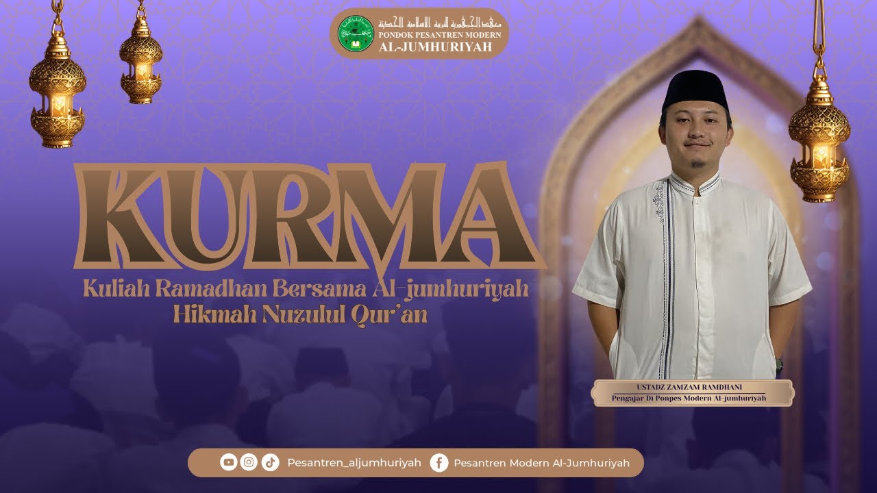 Kurma Ramadhan |  Kajian Menjelang Berbuka Puasa Bersama  Ustadz Zam Zam Ramdhani
