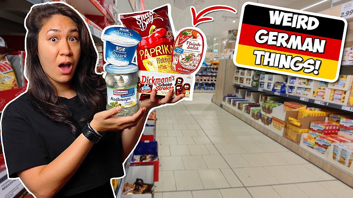 20 Weird Things in GERMAN SUPERMARKETS!