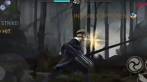 Shadow fight 3  Opponent is Invisible walkthrough