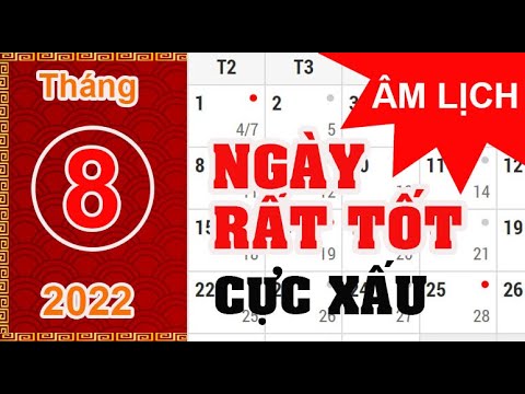 Video Tháng 8 âm lịch năm 2022 Nhâm Dần (tháng 9 dương lịch)... - youtube