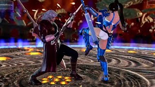 Soul Calibur 6 - Network - Dante (Brandon) Vs. Kitana (Me) - Creation Match