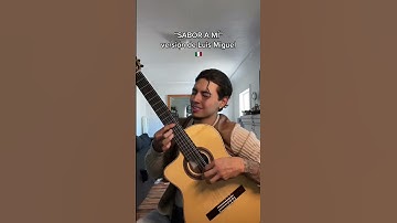 Thumbnail of “sabor a mí” guitarra🥀 #shorts #saborami #luismiguel #bolero #music #musician #classicalguitar #mky